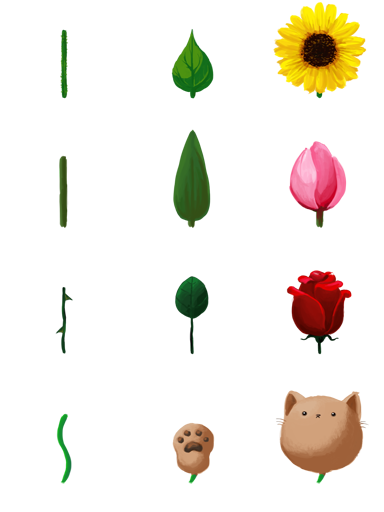 Wiggleplants Spritesheet